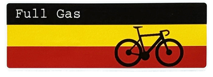 Full Gas - Cycling Sticker
