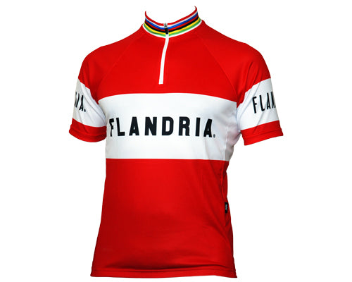 Flandria Modern Cycling Jersey - Short Sleeve